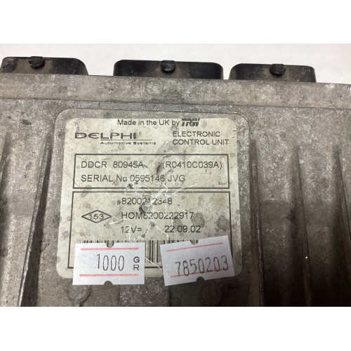 Renault Clio 1.5 DCİ Motor Beyni R0410C039A 8200212348 HOM8200222917 DDCR