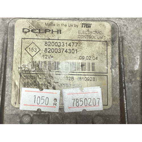 Renault Clio 1.5 DCI Motor Beyni 8200331477 8200374301 R0410C122B DDCR