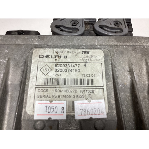 Renault Clio Kangoo 1.5 DCİ Motor Beyni 8200331477 8200374150 R0410B027B DDCR