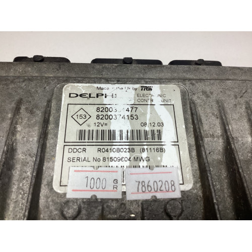 Renault Kangoo 1.5 DCI Motor Beyni 8200331477 8200374153 R0410B023B DDCR