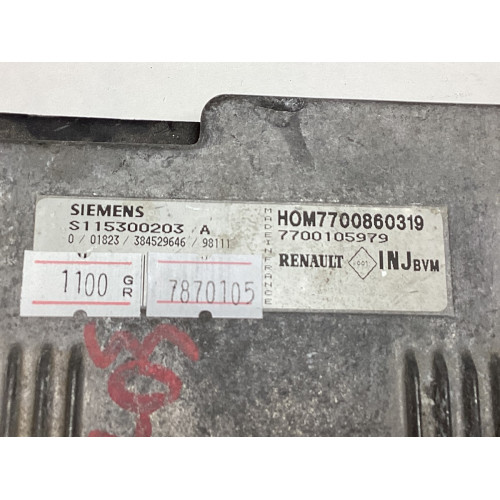 Renault Megane 1.6 Motor Beyni S115300203A HOM7700860319 7700105979