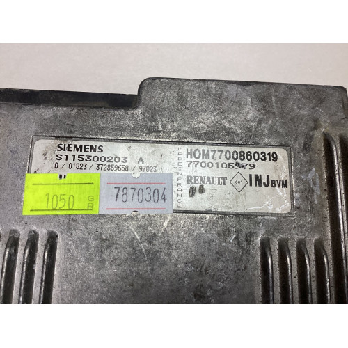 Renault Megane 1.6 Motor Beyni S115300203A HOM7700860319 7700105979