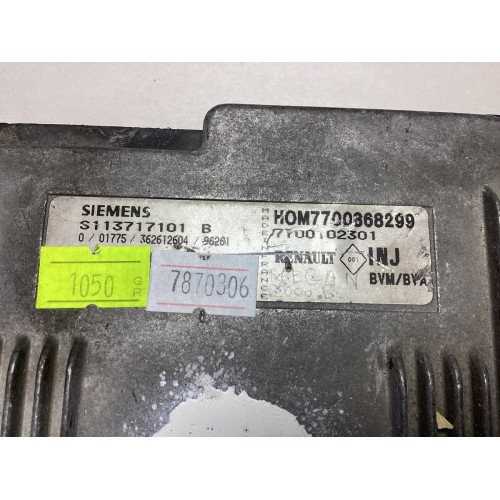 Renault Megane Motor Beyni S113717101B HOM7700868299 7700102301