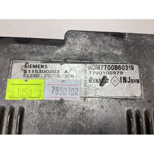 Renault Megane 1.6 Motor Beyni S115300203A HOM7700860319 7700105979