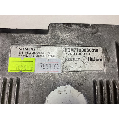 Renault Megane 1.6 Motor Beyni S115300203A HOM7700860319 7700105979