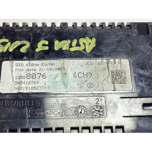 Opel Astra Zafira Meriva Bilgi Ekranı 565412769 22858076