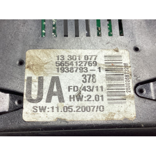 Opel Astra H Zafira Bilgi Ekranı 13301077 565412769