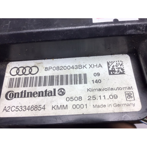 Audi A3 Klima Kontrol Paneli 8P0820043BK A2C53346854