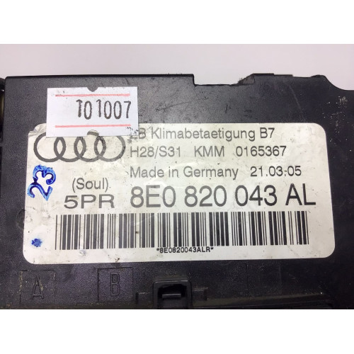 Audi A4 A6 B7 Klima Kontrol Paneli 8E0820043AL 0165367