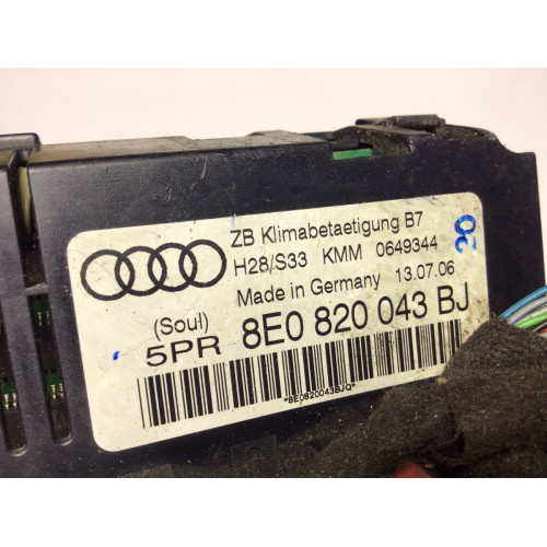 Audi A4 Klima Kontrol Paneli 8E0820043BJ 0649344