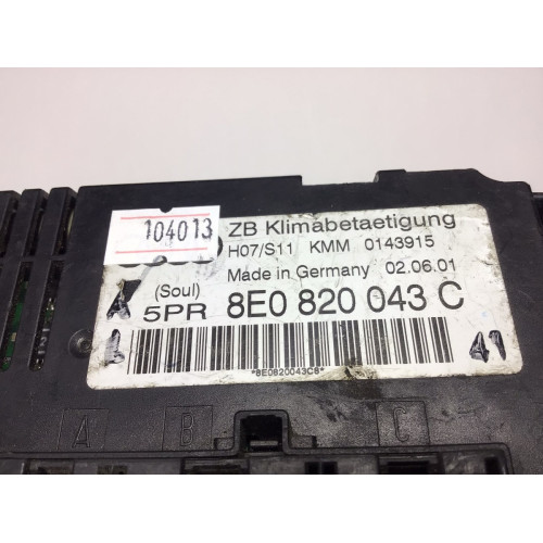 Audi A4 B6 Klima Kontrol Paneli 8E0820043C 0143915