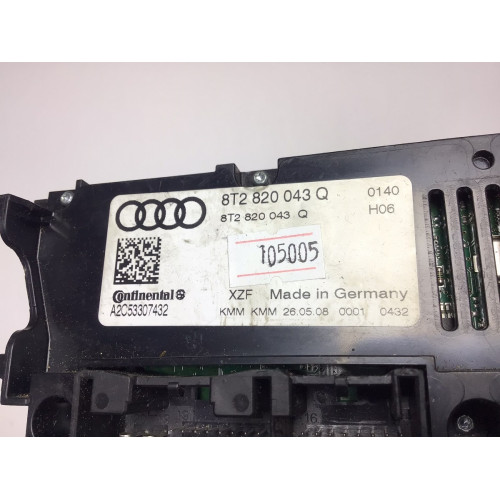 Audi A4 A3 S3 Klima Kontrol Paneli 8T2820043Q A2C53307432