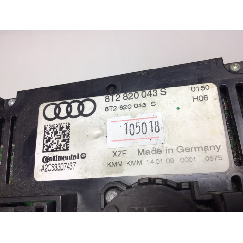 Audi A4 S4 A5 Klima Kontrol Paneli 8T2820043S A2C53307437