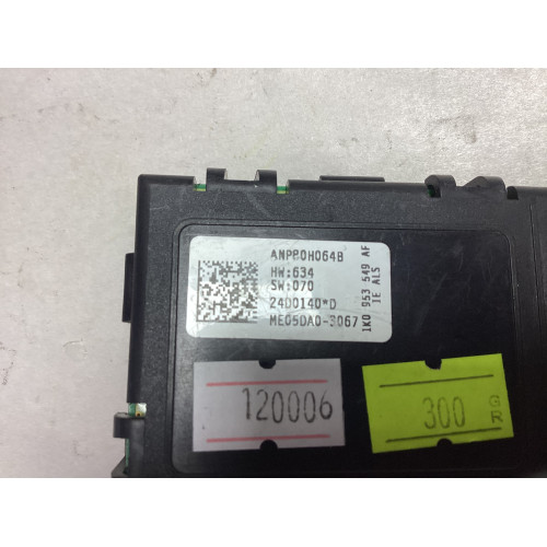 Volkswagen Tiguan Kolon Beyni 1K0953549AF ANP80H064B