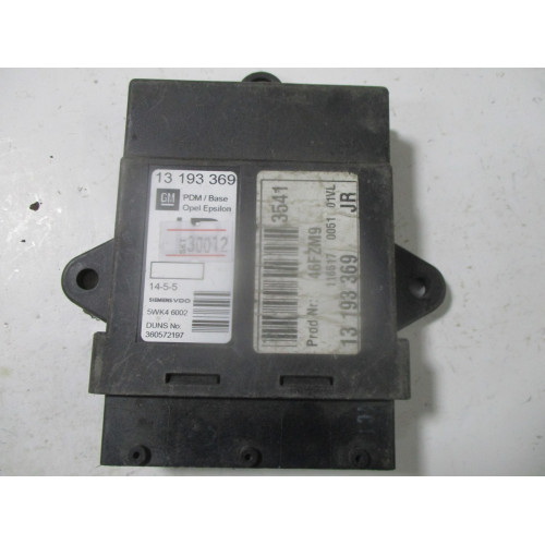 Opel Vectra C Konfor Kontrol Modülü 13193369 5WK46002G
