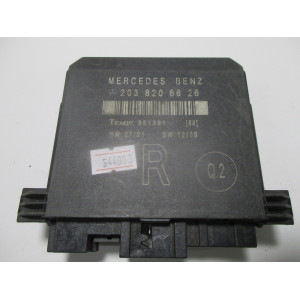 Mercedes C Class W203 Sag Arka Kapı Kontrol Modülü 2038206626 HW:07/01