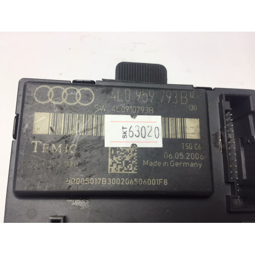 Audi Q7 Ön Sol Yan Kapı Kontrol Kontrol Beyni 4L0959793B 4L0959793B