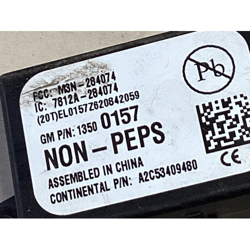 Opel Astra J İmmobilizer Beyni Ve Anteni 13500157 M3N-284074 7812A-284074