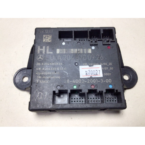 Mercedes W204 C Sol Arka Kapı Beyni A2048700926 A2044421532 A2048200536