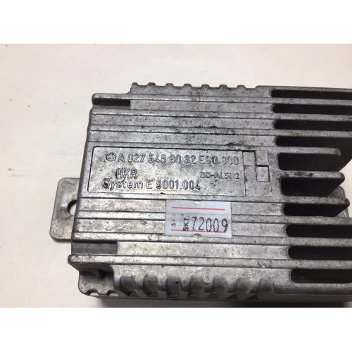 Mercedes Benz A Class Sogutma Fanı Kontrol Modülü A0275458032