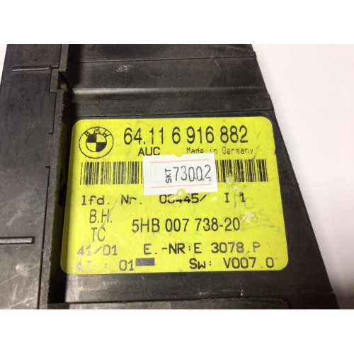 Bmw 3 E46 Otomatik Dijital Klima Kontrolü 64.116916882