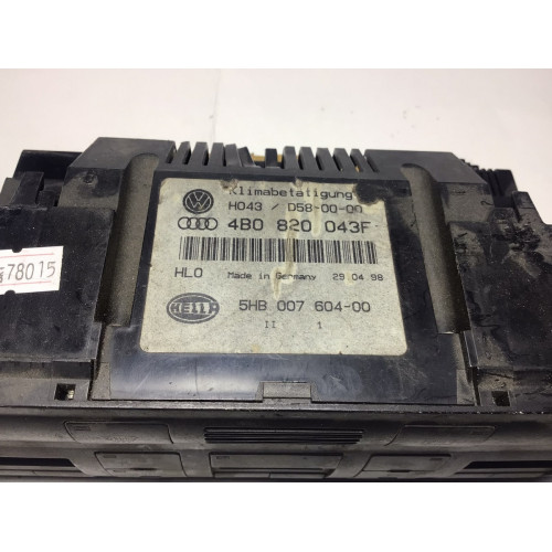 Audi A6 Klima Kontrol Paneli 4B0820043F 5HB007604-00