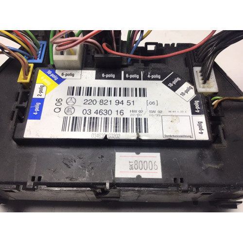 Mercedes S Class W220 Koltuk Isıtma Anahtarı 2208219451 03463016
