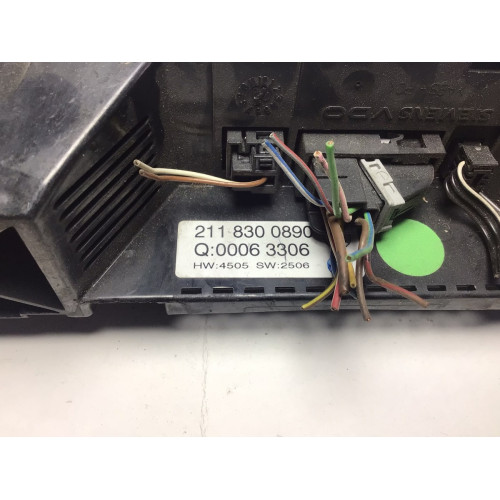 Mercedes W211 Klima Kontrol Paneli 2118300890 00063306