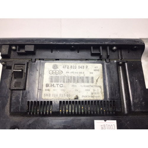 Audi A6 Klima Kontrol Paneli 4F2820043P 4F0910043A 5HB008833-60