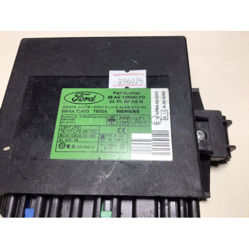 Ford Focus Mondeo Merkezi Kilit Beyni 98AG15K600FD 5WK47240D