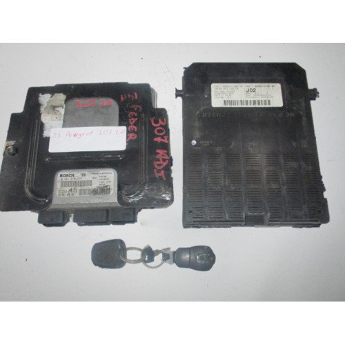 0281010935 9650221480 Peugeot 307 2.0 Motor Beyni Komple Seti