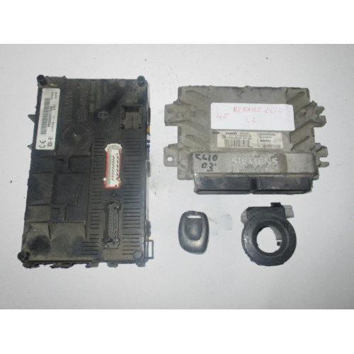 S110140201 A 8200326395 Renault Clio 1.2 Motor Beyni Komple Seti