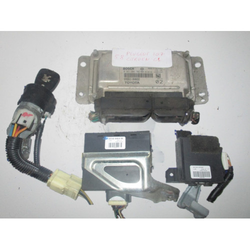 0261208702 89661-0H022 Toyota Aygo Peugeot 107 Citroen C1 Motor Beyni Komple Seti