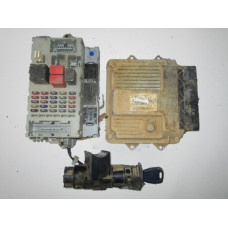MJD 6JF.P3 55186608 Fiat Punto 1.3 Motor Beyni Komple Seti 