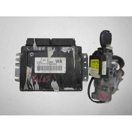  5WY1E07G 96435559 Chevrolet Kalos 1.2 Motor Beyni Komple Seti