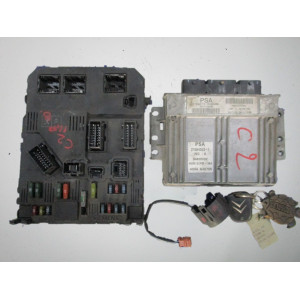 9651556680 9642222380 Citroen C2 C3 Motor Beyni Komple Seti