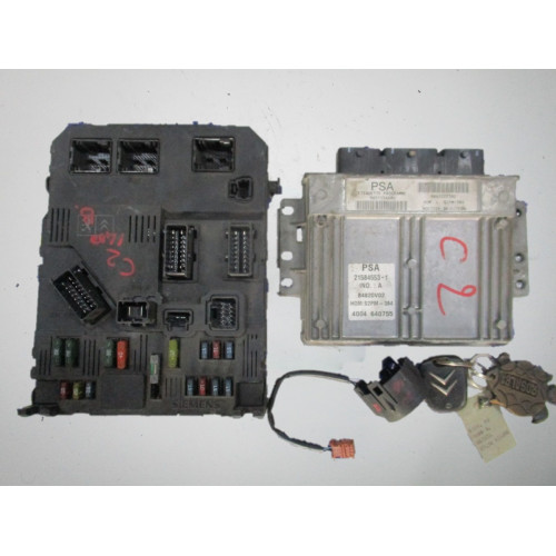 9651556680 9642222380 Citroen C2 C3 Motor Beyni Komple Seti