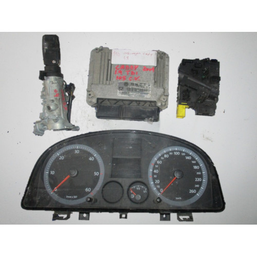 0281014073 03G906021PD Volkswagen Caddy 1.9 Motor Beyni Komple Seti