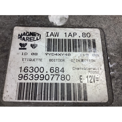 Peugeot 106 206 Motor Beyni Komple Seti IAW1AP.80 9639907780
