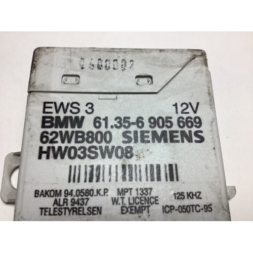 BMW E39 E36 Motor Beyni Komple Seti 1740495 1429861 1706124 61.35-6905669 EWS3
