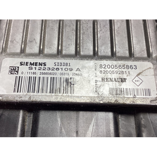 Renault Megane 2 1.5 Motor Beyni Komple Seti S122326109A 8200565863 8200592611 SID301 8200412548 8200468515