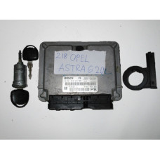 0281010267 24417167 Opel Astra G Motor Beyni Komple Seti
