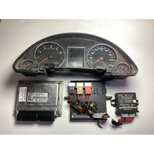 Audi A4 Motor Beyni Komple Seti 0261208691 8E0909557S ME7.5 6033ED0133 8P0907357B 5LA008379-00 8E0907279J