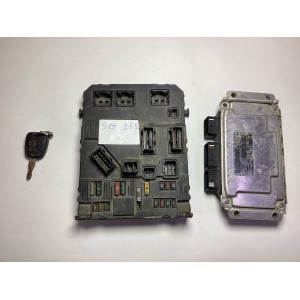 Peugeot 206 1.6 Motor Beyni Komple Seti 0261208101 9648482980 ME7.4.4