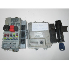MJD 6JF.P3 55195817 Fiat Punto 1.3 Motor Beyni Komple Seti