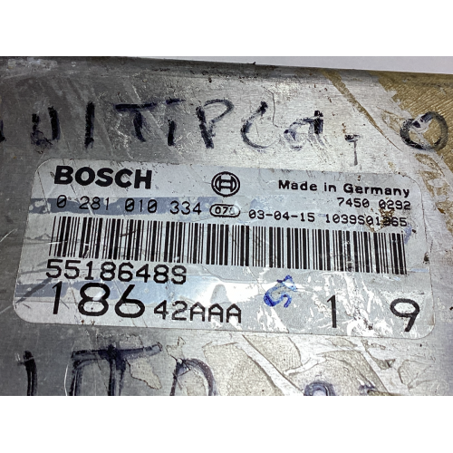 Fiat Stilo Doblo 1.9 Motor Beyni Komple Seti 0281010334 55186489 110080073