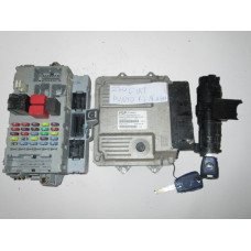 MJD 6JF.P3 55195817 Fiat Punto 1.3 JTD Motor Beyni Komple Seti