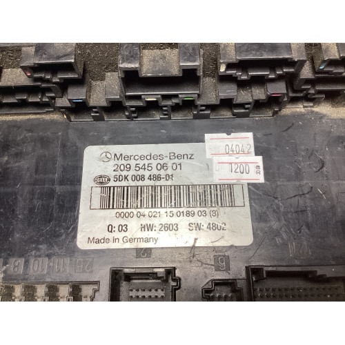 Mercedes W209 Sam Beyni 2095450601 5DK008486