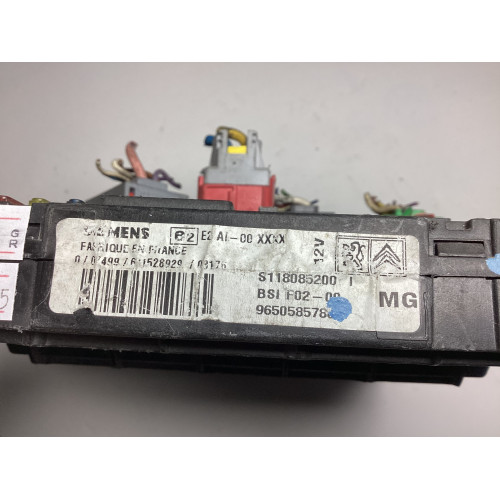 Citroen C3 Sigorta Body Beyni 9650585780 S118085200 MG Sigorta