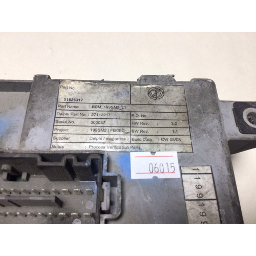 Fiat Grande Punto Sigorta Body Beyni 51826317